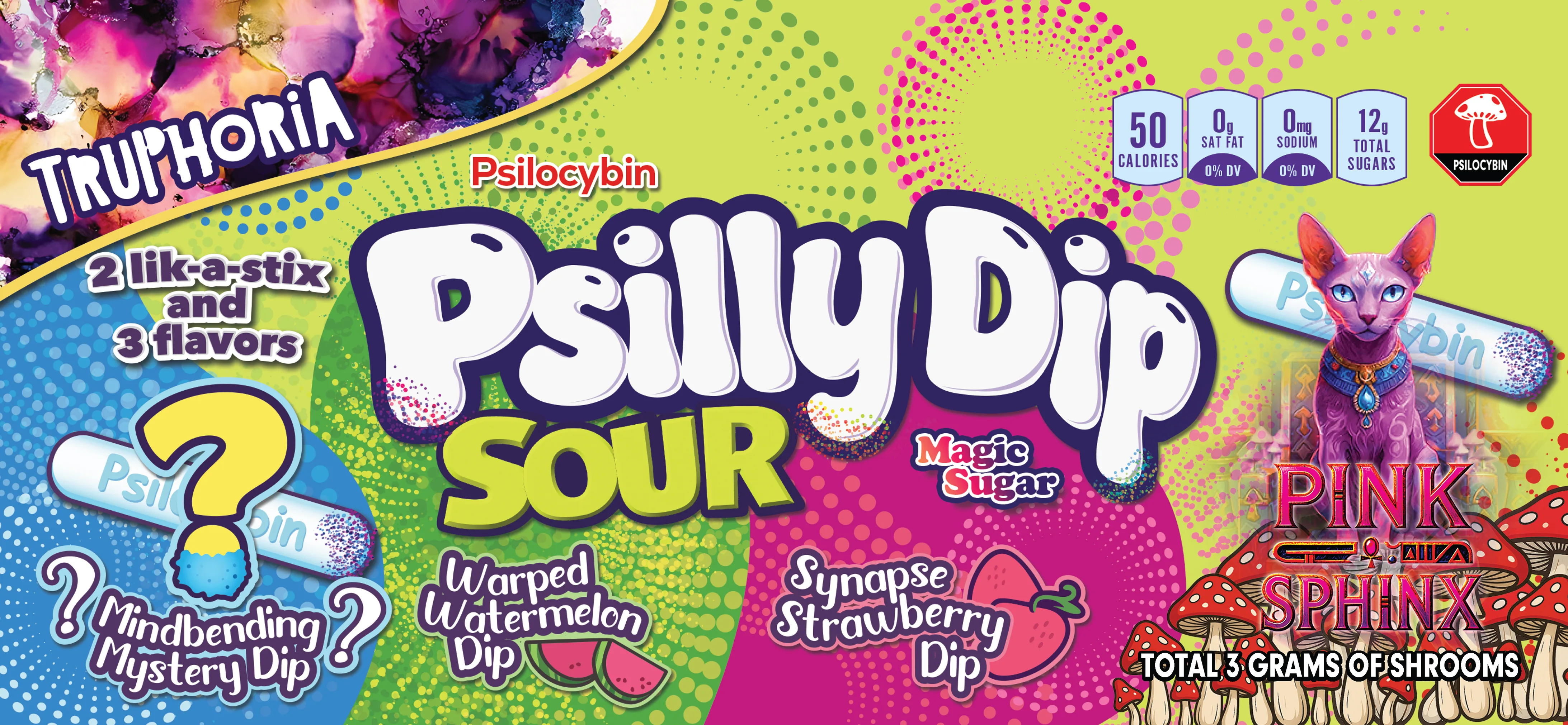 Pink Sphinx Psilly Dip — Flavour 3